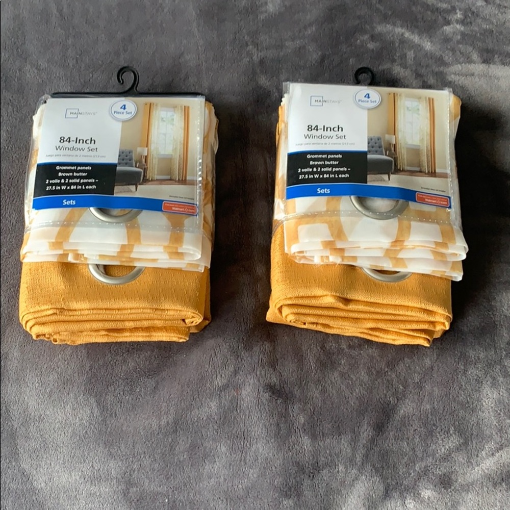 84 INCH CURTAIN SET